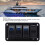 Panneau à bascule 3 interrupteurs 12V/24V avec USB 4,8 A bleu 11