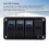 Panneau à bascule 3 interrupteurs 12V/24V avec USB 4,8 A bleu 5