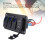 Panneau à bascule 3 interrupteurs 12V/24V avec USB 4,8 A bleu 6