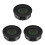 3Pièces Thermomètre Hygromètre LCD Noir Usage Intérieur 9