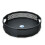 (Black Large) Plastic Spice Turntable Containers Rotating Tray Rack Organizer 1