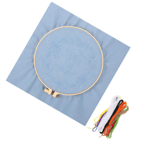 2Ensembles Kit Broderie Artisanal Halloween En Coton 1