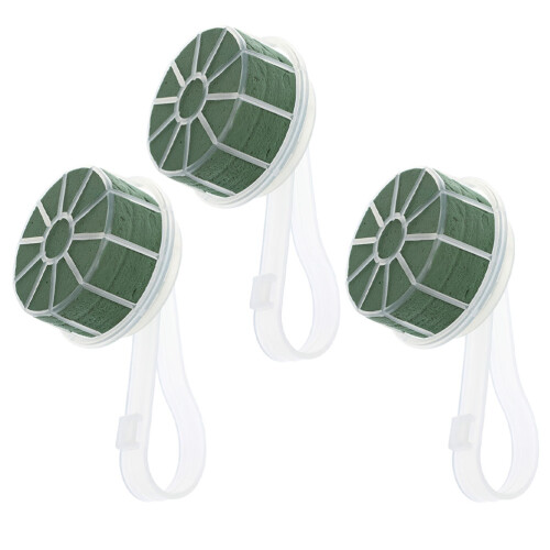 6Pièces Support Bouquet Vert Compact Résistant En Plastique 2