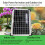 Automated Irrigation Device For Garden With Solar Panel And 5
