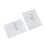 10Pcs Clear Waterproof Plastic File Envelope-Vertical Model 2