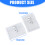 10Pcs Clear Waterproof Plastic File Envelope-Vertical Model 4