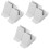 6Pièces Base De Clôture Support Stable Pour Jardin 5