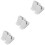 6Pièces Base De Clôture Support Stable Pour Jardin 7