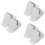 6Pièces Base De Clôture Support Stable Pour Jardin 8