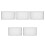 5Pièces Écran De Projection Portable Pliable Multi Usage Polyester 6