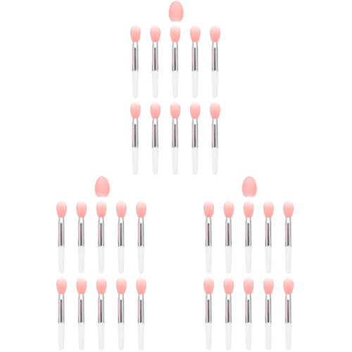 3Ensembles Pinceaux Silicone Rose Outils Pratiques 2