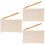 3Pièces -Monnaie Main Beige Sac Zippé -Monnaie 6