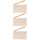 3Pièces -Monnaie Main Beige Sac Zippé -Monnaie 8