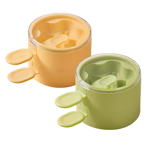 8 Sets Silicone Ice Pop Molds Double-Layer Food Grade 1