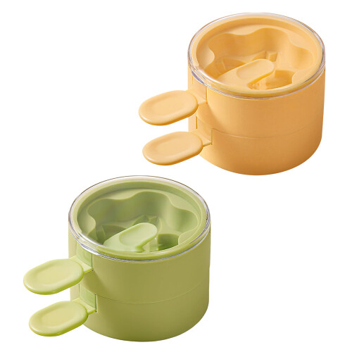 8 Sets Silicone Ice Pop Molds Double-Layer Food Grade 2