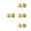 8 Sets Silicone Ice Pop Molds Double-Layer Food Grade 9