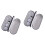2Pièces Étui Double Couche Pour Lunettes Lentilles 4