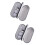 2Pièces Étui Double Couche Pour Lunettes Lentilles 7
