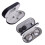 2Pièces Étui Double Couche Pour Lunettes Lentilles 9