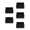 5Pièces Organisateur De Noir Pour Et Table 6
