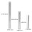 6Pièces Règles Métalliques Inoxydables Robustes Argentées Polyvalentes 10