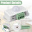 12 Pack 12V 24V PIR Sensor LED Motion Sensor Motion Detector Light  Body Infrared Sensing Motion Timing Function 1