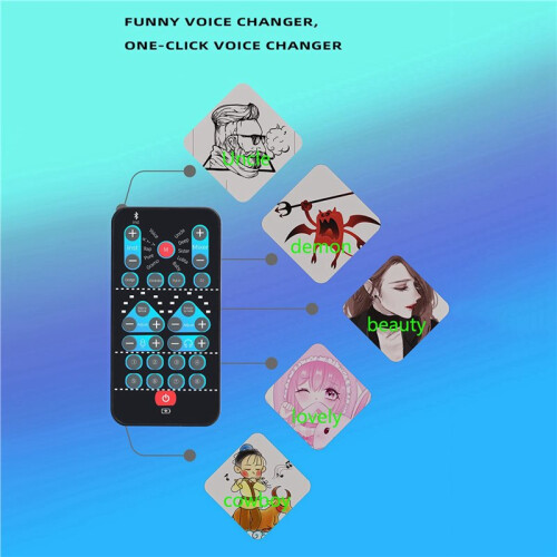 2X  Voice Changer Card 16 Different Effects Voice Changing Support Multi Language