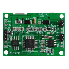 2X DIY MP3-Musik-Sprachwiedergabe-Kit mit PIR-Sensor-Tonaufzeichnungsmodul, USB-Download, Unterstützt TF-Karte