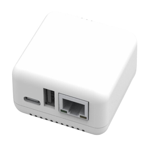 2PCS NP330 Network USB 2.0 Print Server USB2.0  Printer Server 100Mbps RJ45 Connection for Androids Phones EU Plug 1