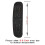 2X Remote Control Case for  Harmony Companion Remote Control Case Shockproof and Washable Silicone Case Black 5