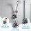 Durable Suction Cup Mount Shower Head Holder for Shower Head 5