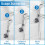 Durable Suction Cup Mount Shower Head Holder for Shower Head 6