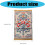 Polyester Prayer CarpetSlip Proof Bottom 70x110cm-Black jade 4