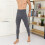 2Pièces Pantalons Tricotés Élasticité 10
