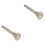 2Pièces Embouchures Trompette Cuivre Argent Pour King 3