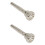 2Pièces Embouchures Trompette Cuivre Argent Pour King 5
