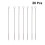 40Pièces Brosse Flexible Pour Argentée Nettoyage 8