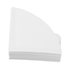100 piezas de filtros cónicos de pulpa de madera blanda para goteo natural