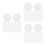 900Pièces Gabarits Papier Pour Patchwork Outils Couture Quilting 5