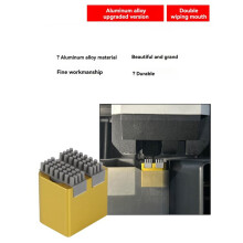 4x für X1 P1S Serie Düsenbürste Silikon-Wischer-Schrubber Zur Druckkopfreinigung Montierter Druckkopfreiniger