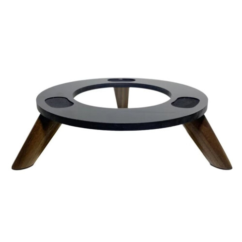 2X Solid Wood Base Thickened Nonslip Solid Wood Desktop Shock-Absorbing Audio Stand for  Kardon Aura Studio 2