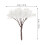 20Pièces Fleurs Blanches Mini Arbres Décoratifs DIY 11
