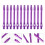 12Pièces Shafts En Alliage Aluminium Violet Pour Fléchettes 2Ba Thread 8