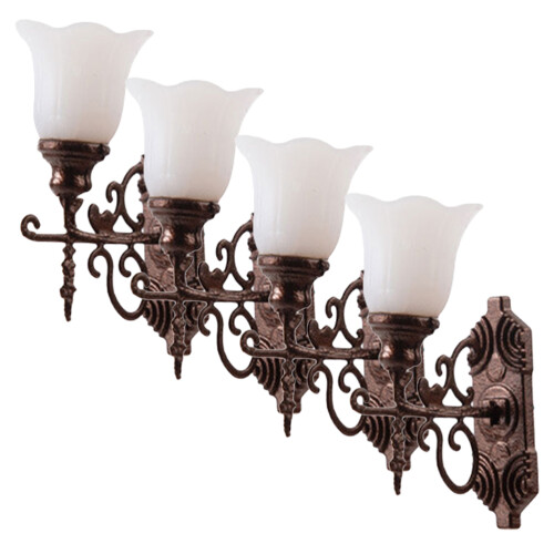 20Pièces Mini Lampes Murales Dorées Modèles Pour Décor Sand Table 1