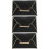 3Pièces -Monnaie Noir En Cuir Véritable Chics Et 8