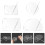 3Ensembles Accessoires De Salon Palette Transparent 10