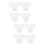 8Pièces Culottes Post-Partum Blanches Flexibles 8