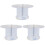 3Pièces Colliers De Protection Parrot En Pour Usage Durable 2