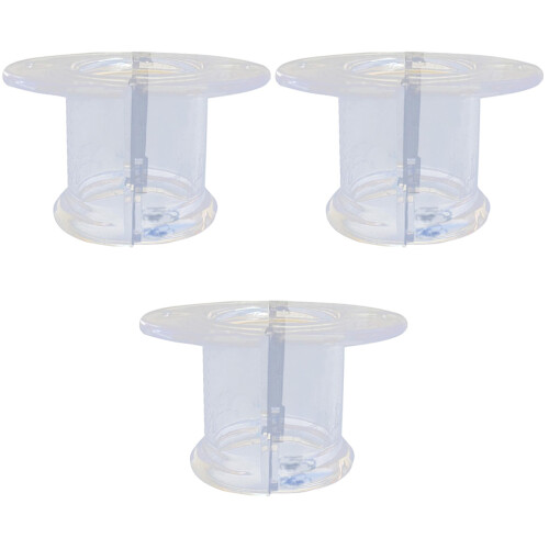 3Pièces Colliers De Protection Parrot En Pour Usage Durable 2