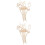 2Ensembles Bâtons De Diffuseur D'arôme En Rotin Beige, Pour Maison 6